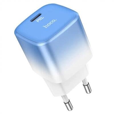 Hoco 6931474769374 Mains charger HOCO C101A single port PD20W charger Ice Blue 6931474769374