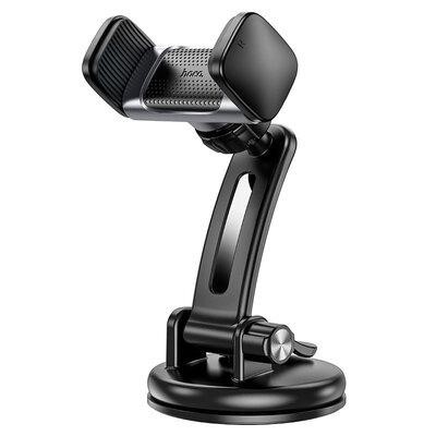 Hoco 6931474767196 Phone holder HOCO CA111 pull clip suction cup car holder Black Metal Gray 6931474767196