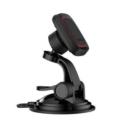 Hoco 6957531072966 Phone holder HOCO CA28 Happy journey series suction cup magnetic car holder Black 6957531072966