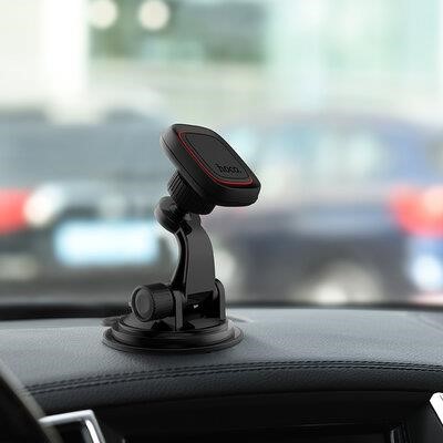 Phone holder HOCO CA28 Happy journey series suction cup magnetic car holder Black Hoco 6957531072966