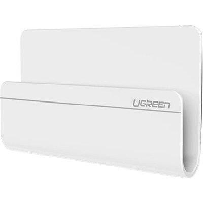 Ugreen UGR-30394 Phone holder UGREEN LP108 Adhesive Wall Mount Cell Phone Charging Holder For Phone (White) UGR30394