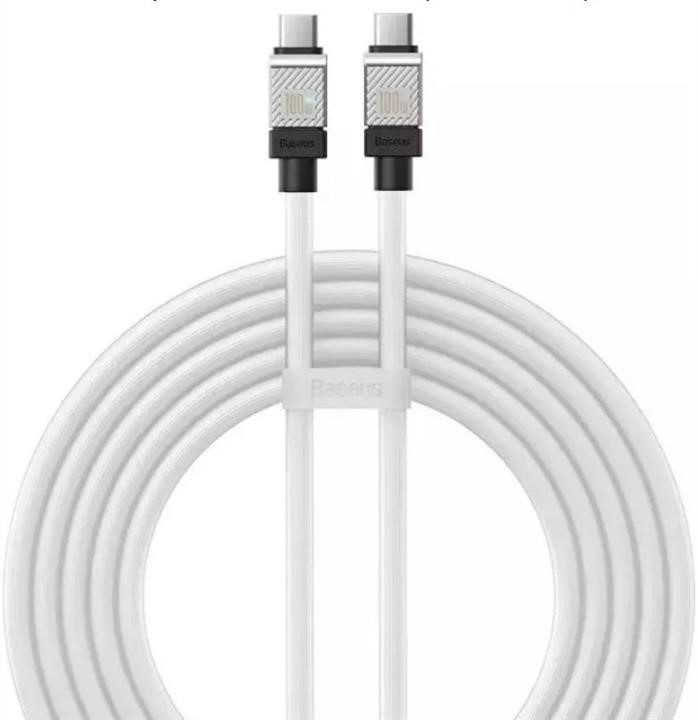 Baseus CAKW000302 Baseus CoolPlay Series Fast Charging Cable Type-C to Type-C 100W 2m White CAKW000302