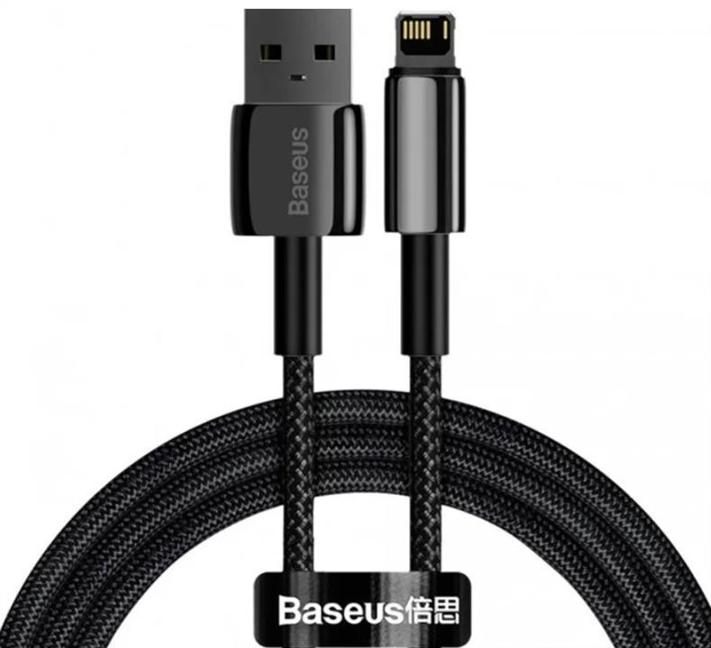 Baseus CALWJ-01 Baseus Tungsten Gold Fast Charging Data Cable USB to iP 2.4A 1m Black CALWJ01