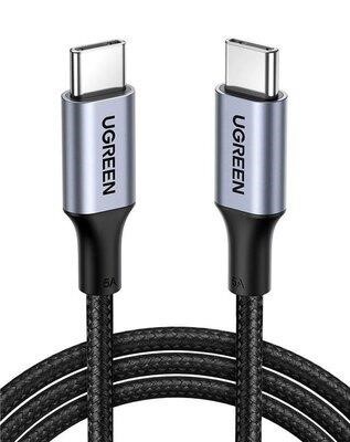Ugreen UGR-70428 UGREEN US316 USB-C to USB-C 2.0 Cable 100W Alu Case with Braid 1.5m (Space Gray) (UGR-70428) UGR70428