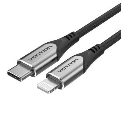 Vention TACHF Vention USB 2.0 C to Lightning Cable 1M Gray Aluminum Alloy Type (TACHF) TACHF