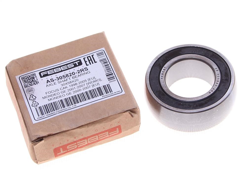 Drive shaft bearing Febest AS-305820-2RS
