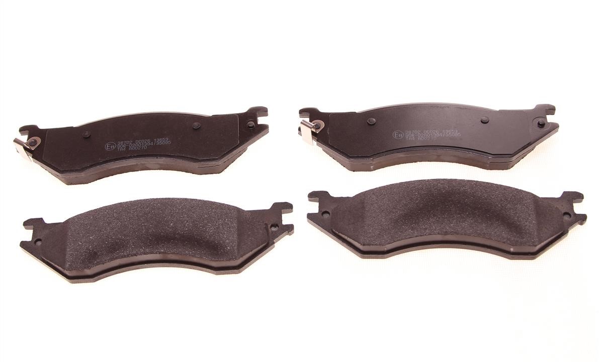 38702 ABS Brake pad set