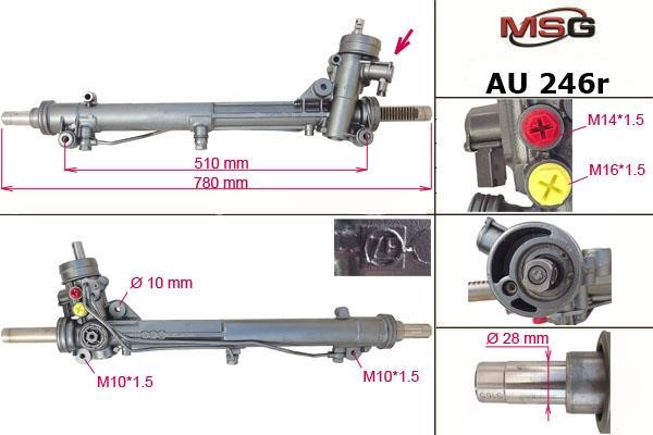 MSG Rebuilding AU246R Power steering restored AU246R