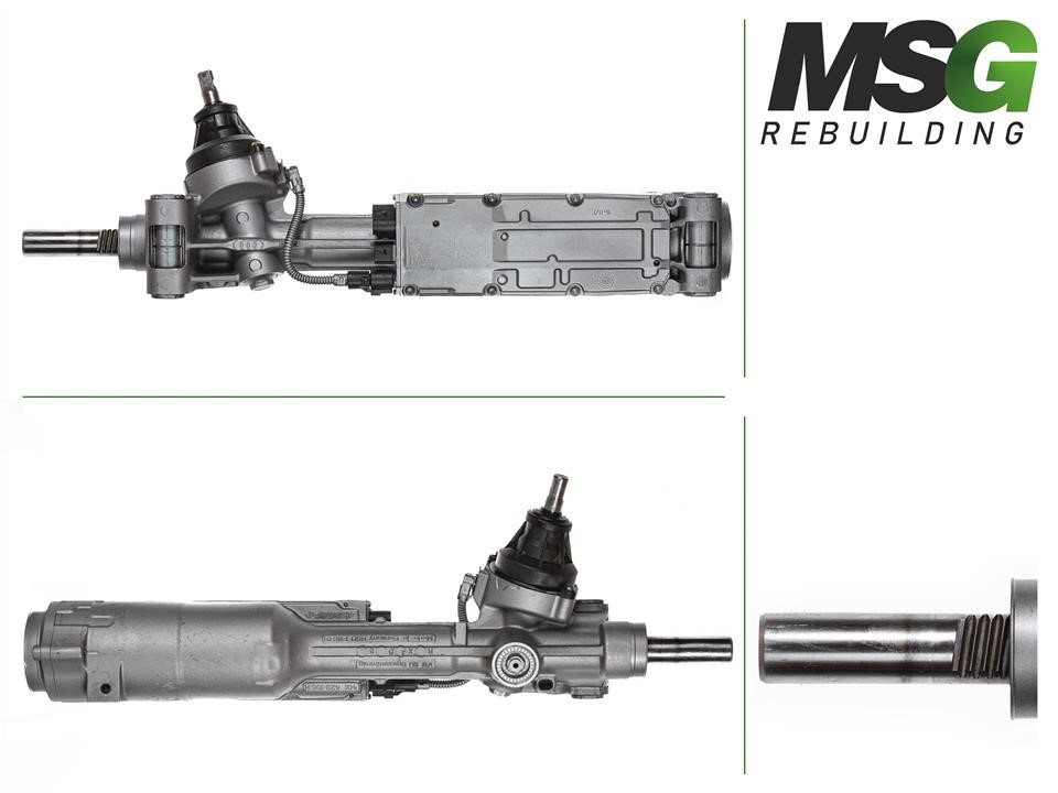 Rack and pinion Audi A6: AU402NL00R MSG Rebuilding Reconditioned steering rack