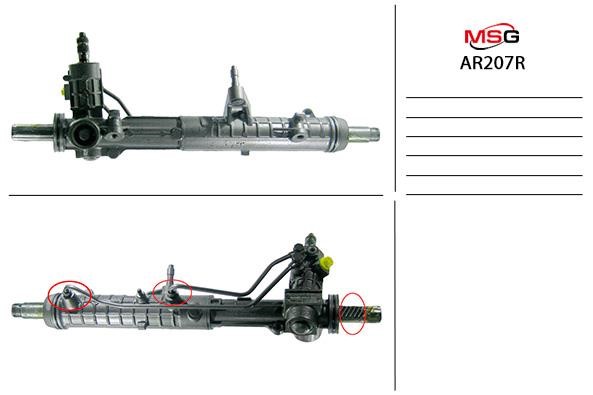 MSG Rebuilding AR207R Power steering restored AR207R