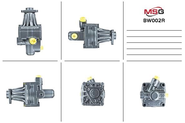 MSG Rebuilding BW002R Power steering pump reconditioned BW002R