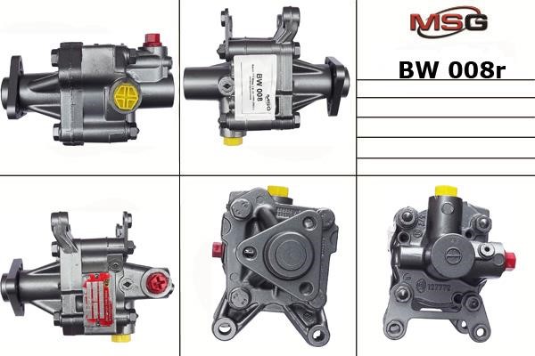 MSG Rebuilding BW008R Power steering pump reconditioned BW008R