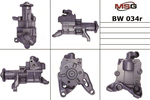 MSG Rebuilding BW034R Power steering pump reconditioned BW034R