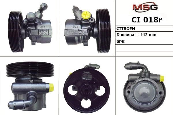 MSG Rebuilding CI018R Power steering pump reconditioned CI018R