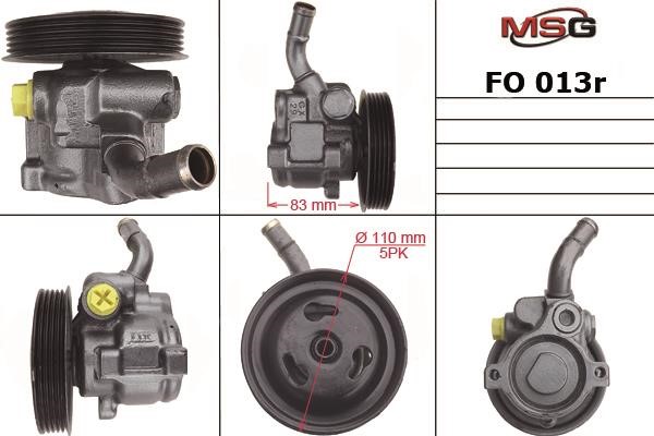 MSG Rebuilding FO013R Power steering pump reconditioned FO013R