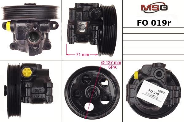 MSG Rebuilding FO019R Power steering pump reconditioned FO019R