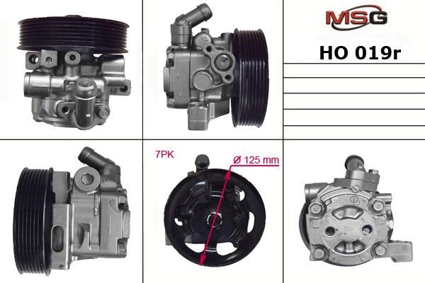 MSG Rebuilding HO019R Power steering pump reconditioned HO019R