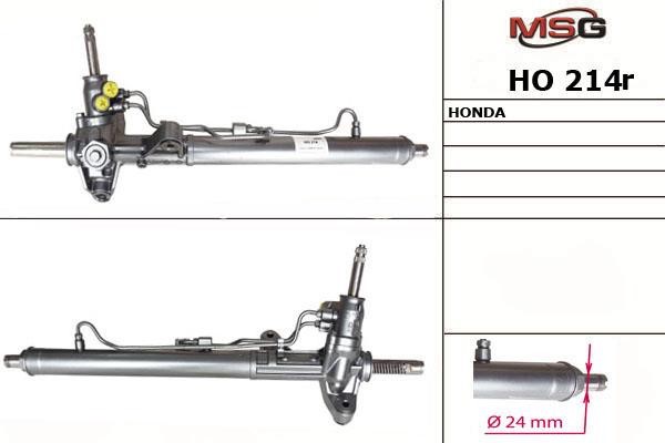 MSG Rebuilding HO214R Power steering restored HO214R