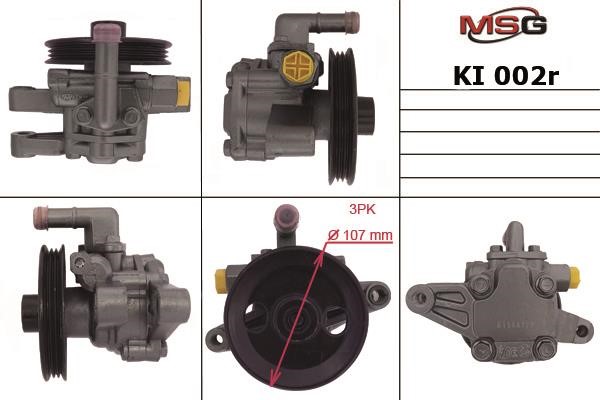MSG Rebuilding KI002R Power steering pump reconditioned KI002R