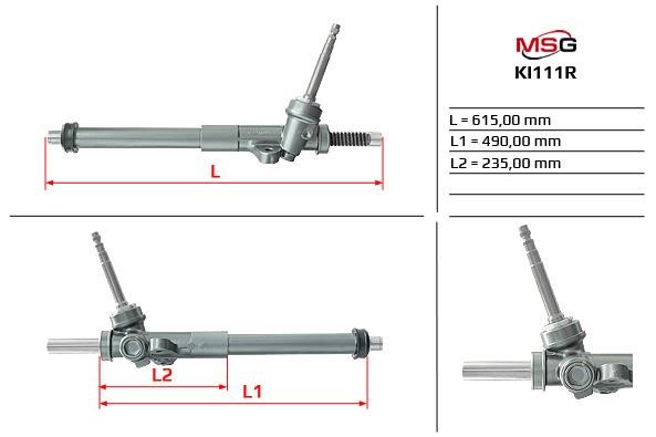 MSG Rebuilding KI111R Steering rack without power steering restored KI111R