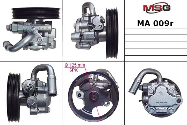 MSG Rebuilding MA009R Power steering pump reconditioned MA009R