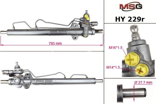 MSG Rebuilding HY229R Power steering restored HY229R
