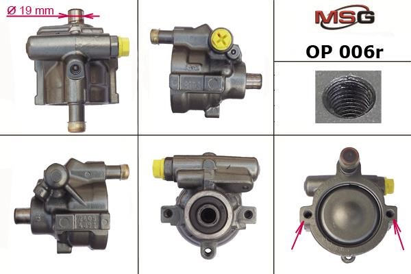 MSG Rebuilding OP006R Power steering pump reconditioned OP006R