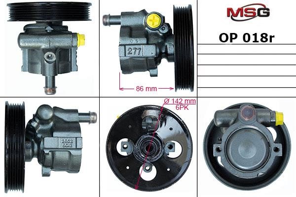 MSG Rebuilding OP018R Power steering pump reconditioned OP018R
