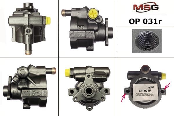 MSG Rebuilding OP031R Power steering pump reconditioned OP031R