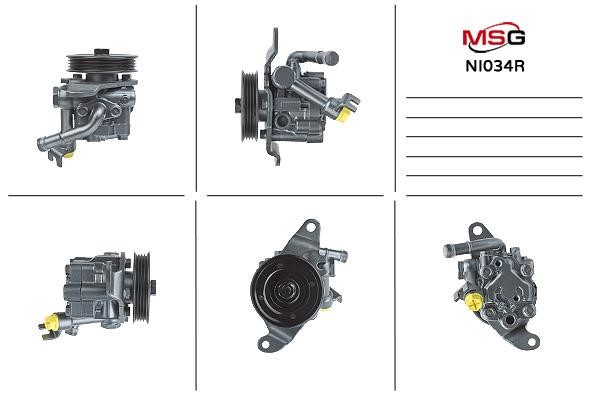 MSG Rebuilding NI034R Power steering pump reconditioned NI034R