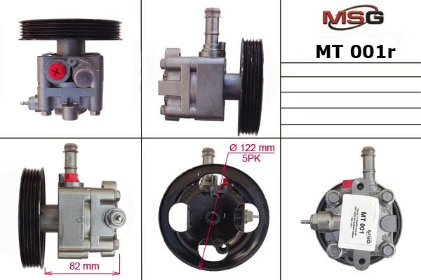 MSG Rebuilding MT001R Power steering pump reconditioned MT001R