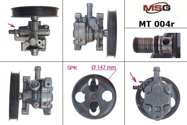 MSG Rebuilding MT004R Power steering pump reconditioned MT004R