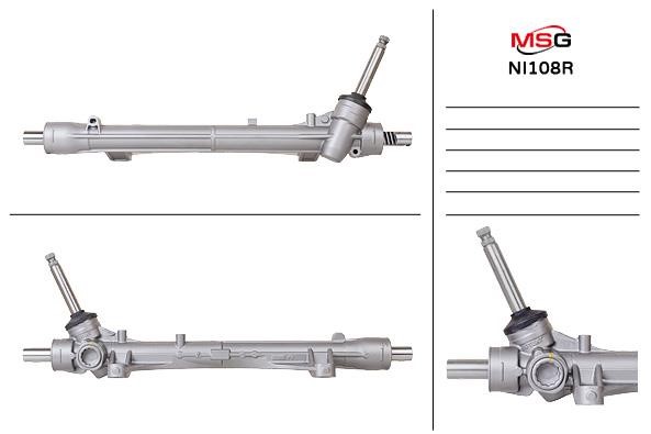 MSG Rebuilding NI108R Reconditioned steering rack NI108R