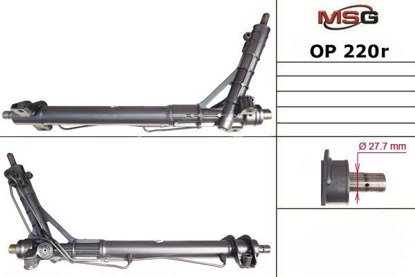 MSG Rebuilding OP220R Power steering restored OP220R