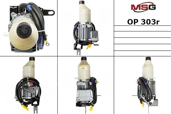 MSG Rebuilding OP303R Power steering pump reconditioned OP303R
