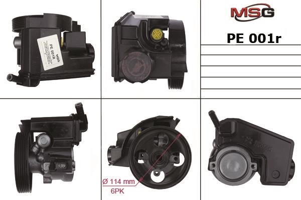 MSG Rebuilding PE001R Power steering pump reconditioned PE001R
