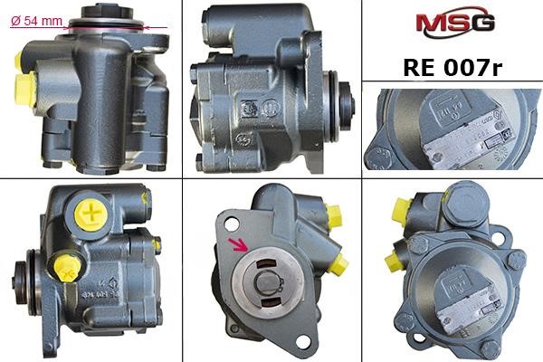 MSG Rebuilding RE007R Power steering pump reconditioned RE007R