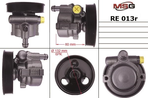 MSG Rebuilding RE013R Power steering pump reconditioned RE013R