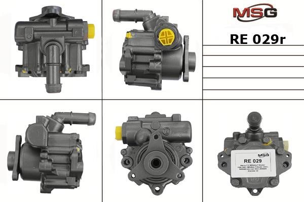 MSG Rebuilding RE029R Power steering pump reconditioned RE029R