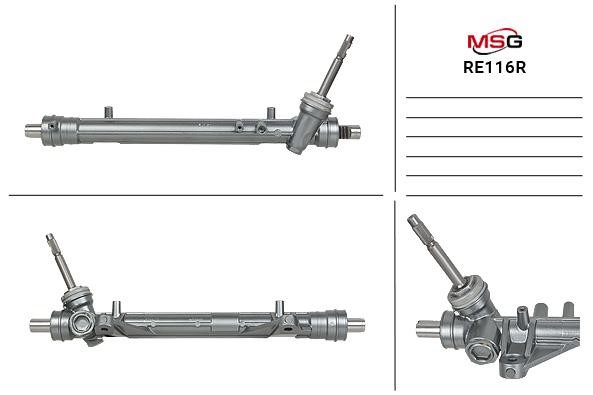 MSG Rebuilding RE116R Reconditioned steering rack RE116R