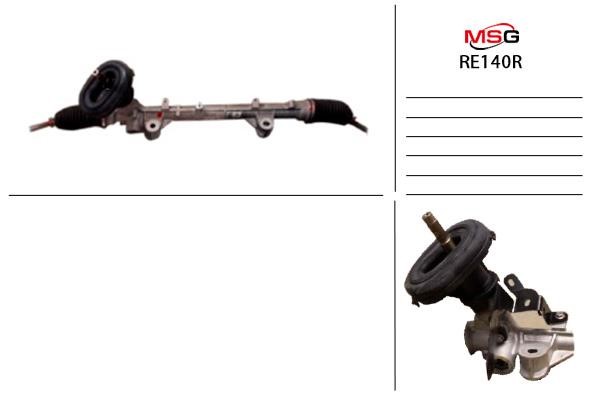 Rack and pinion steering Renault Duster: RE140R MSG Rebuilding Steering rack without power steering