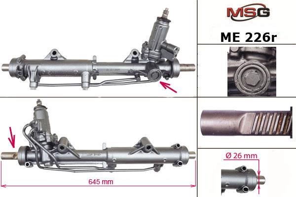 MSG Rebuilding ME226R Power steering restored ME226R