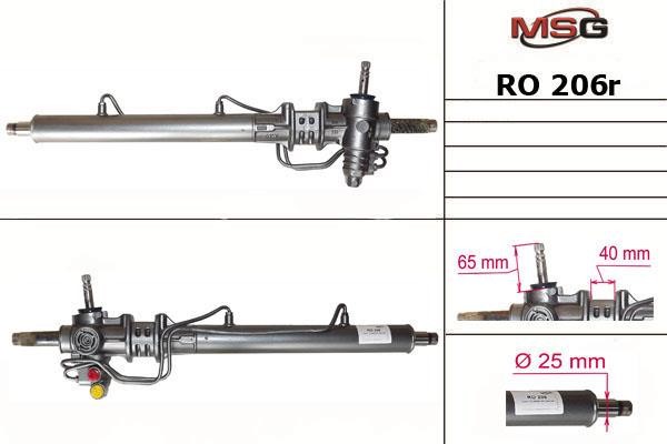 MSG Rebuilding RO206R Power steering restored RO206R
