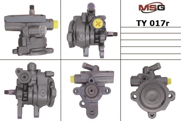 MSG Rebuilding TY017R Power steering pump reconditioned TY017R