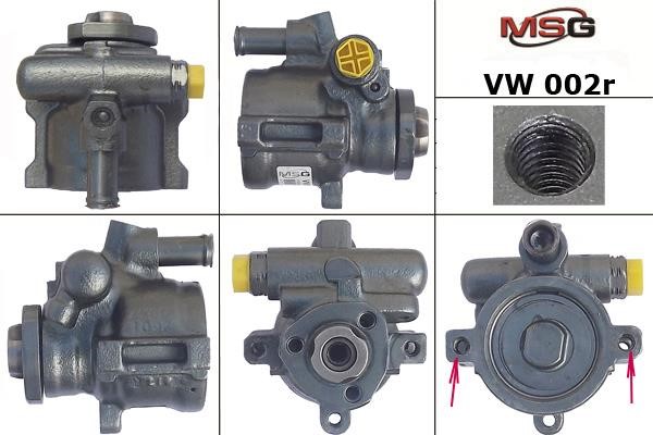 MSG Rebuilding VW002R Power steering pump reconditioned VW002R