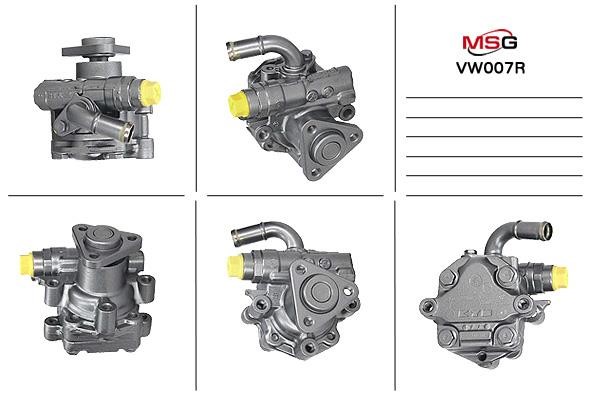 MSG Rebuilding VW007R Power steering pump reconditioned VW007R