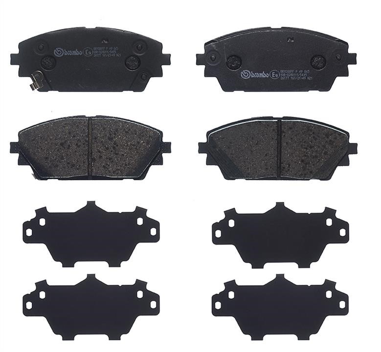 Brembo P49065N Brake Pad Set, disc brake P49065N