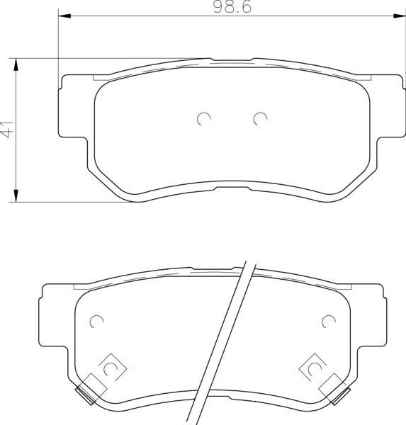 Brembo P30088N Brake Pad Set, disc brake P30088N