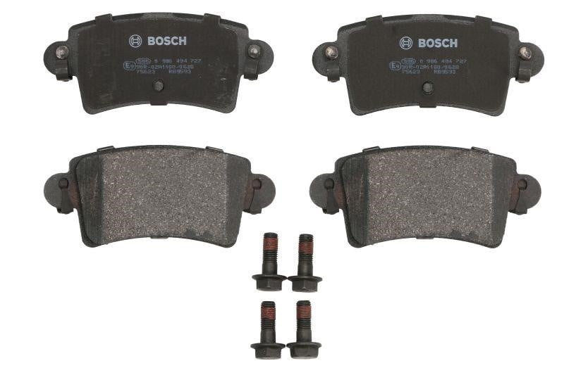 Bosch 0 986 494 727 Brake pad set 0986494727 0986494727 Bosch Brake pad set