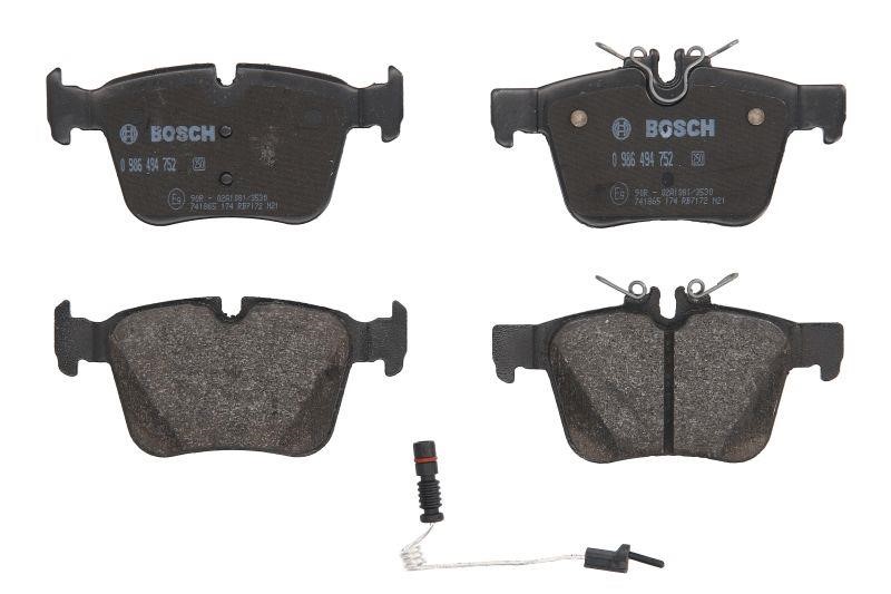Bosch 0 986 494 752 Brake Pad Set, disc brake 0986494752